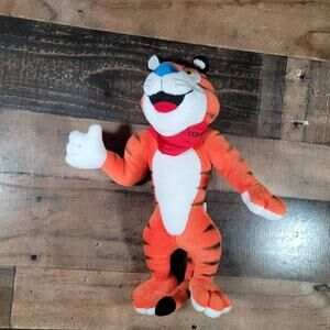 Vintage Kellogg's Tony The Tiger 15" Push Stuffed Animal Toy